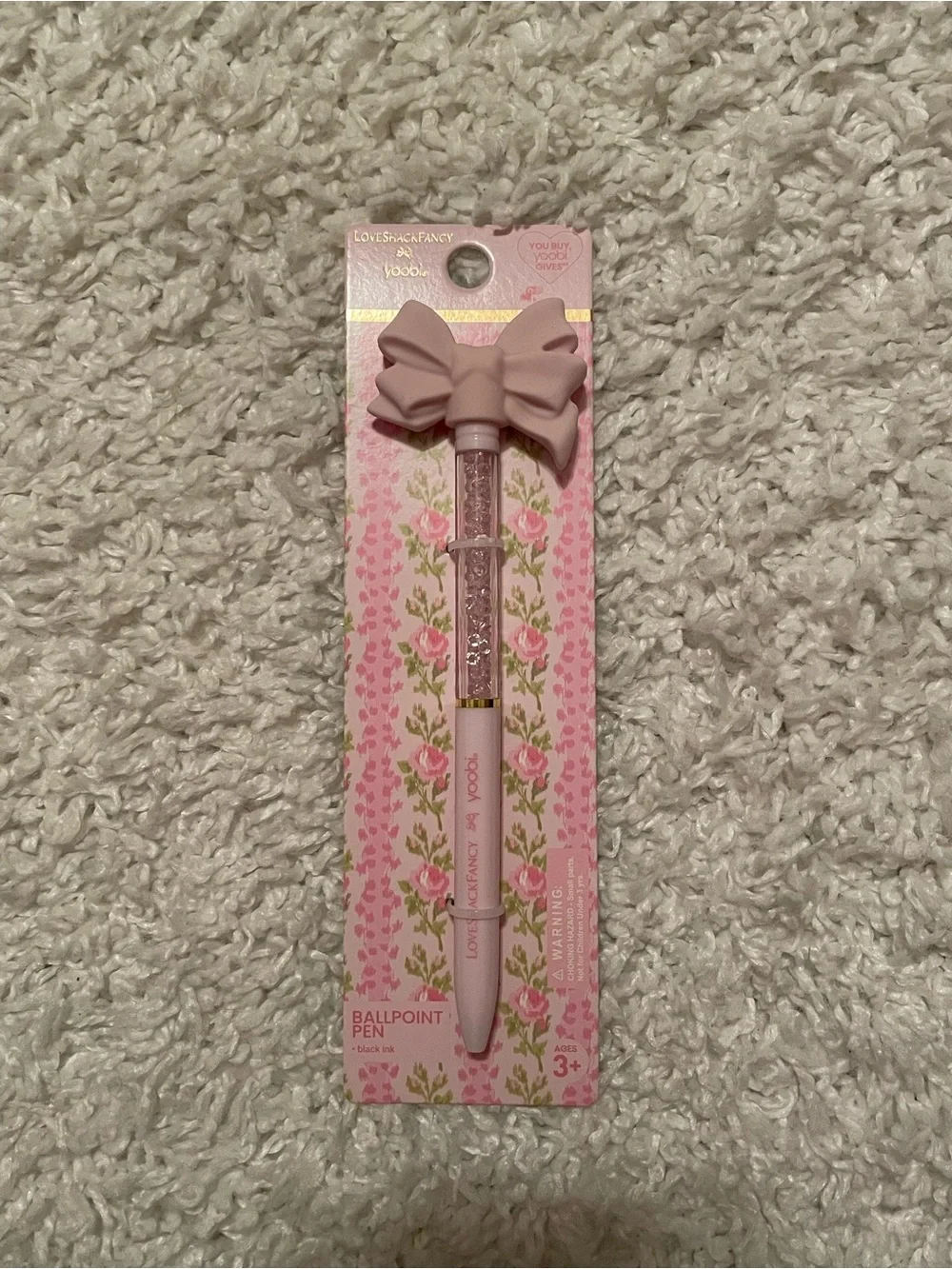 LoveShackFancy x Target Yoobi Blooming Heirloom Composition Notebook & Bow Pen